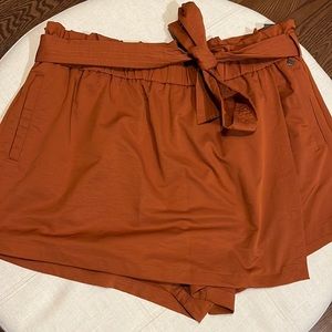 Burnt Orange Skort